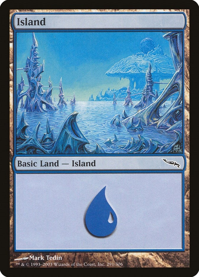Image for Island (291) (291) (Mirrodin) - Magic: The Gathering
