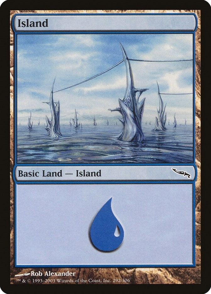 Image for Island (292) (292) (Mirrodin) - Magic: The Gathering