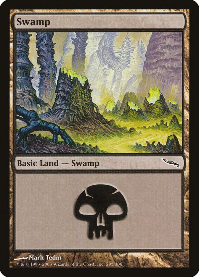 Image for Swamp (295) (295) (Mirrodin) - Magic: The Gathering