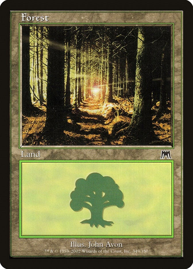 Image for Forest (349) (349) (Onslaught) (ONS) - Magic: The Gathering