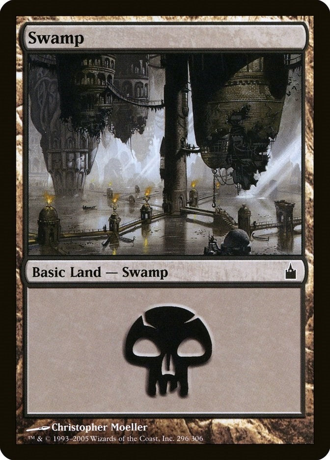 Image for Swamp (296) (296) (Ravnica: City of Guilds) - Magic: The Gathering