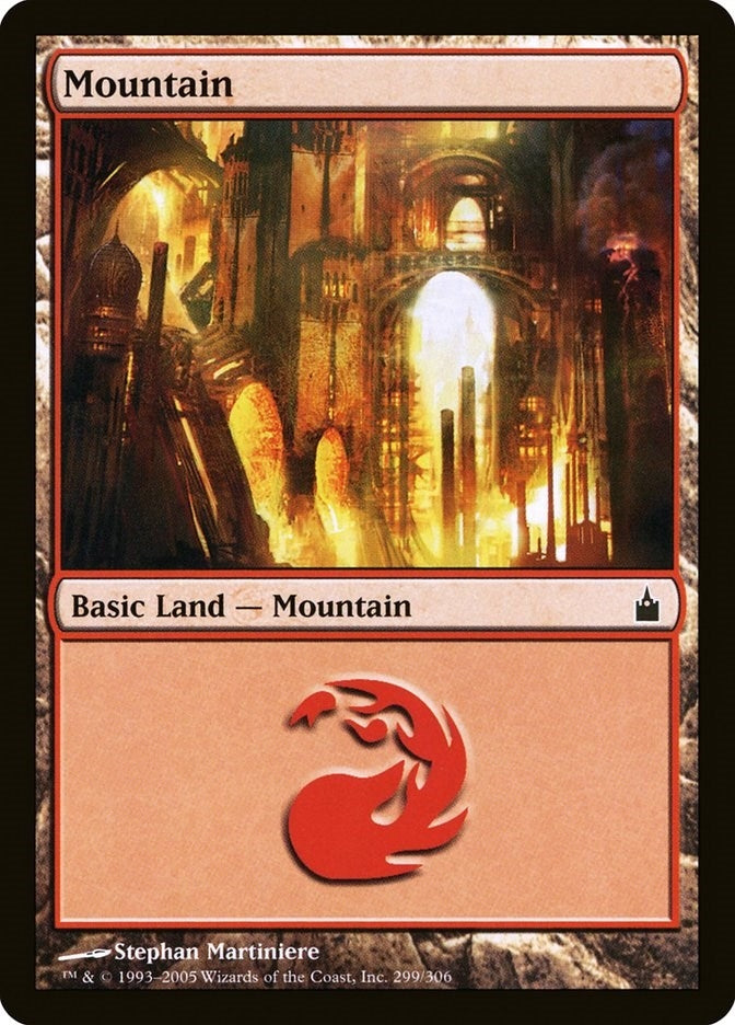 Mountain (299) (299) (Ravnica: City of Guilds)