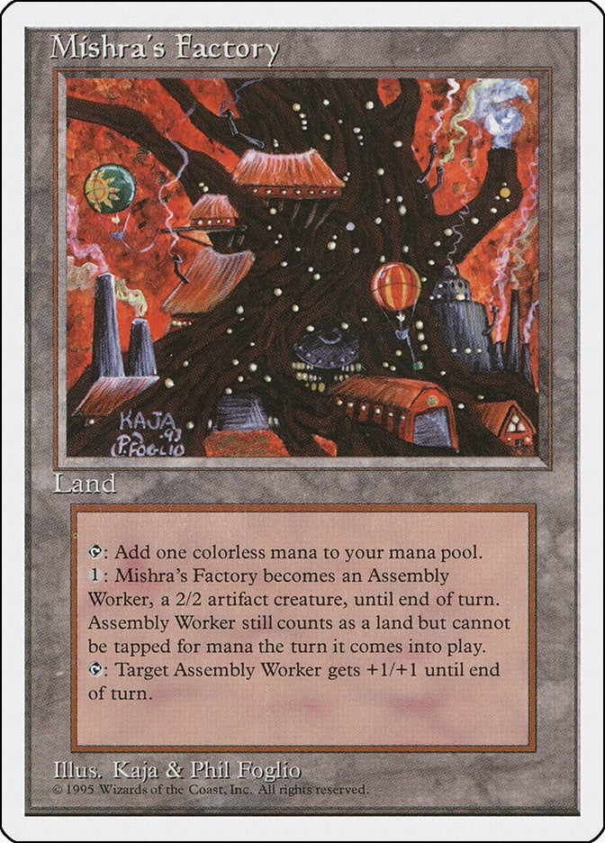 Image for Mishra's Factory (Fourth Edition) - Magic: The Gathering