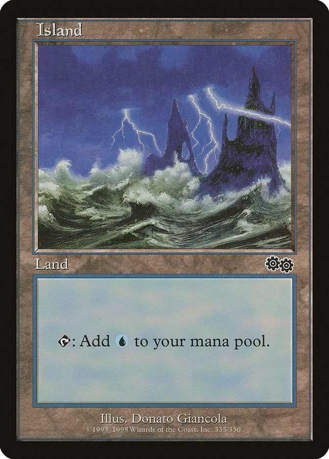 Island (335) (335) (Urza's Saga)