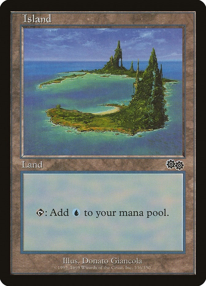 Island (336) (336) (Urza's Saga)