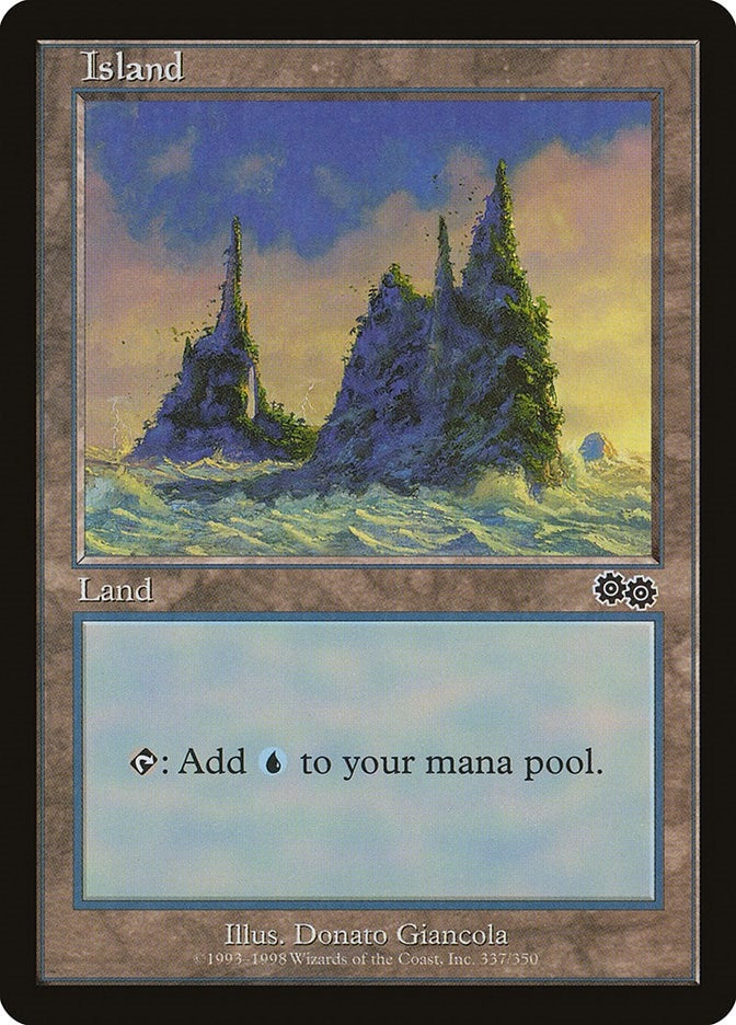 Island (337) (337) (Urza's Saga)
