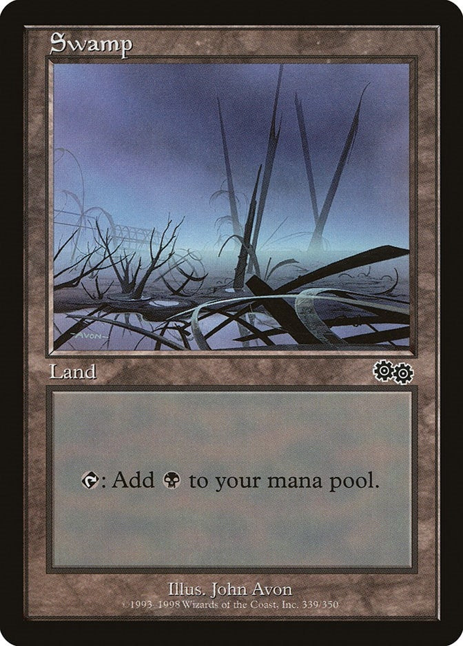Swamp (339) (339) (Urza's Saga)