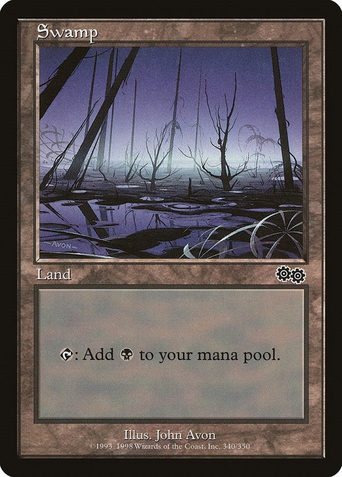 Image for Swamp (340) (340) (Urza's Saga) - Magic: The Gathering