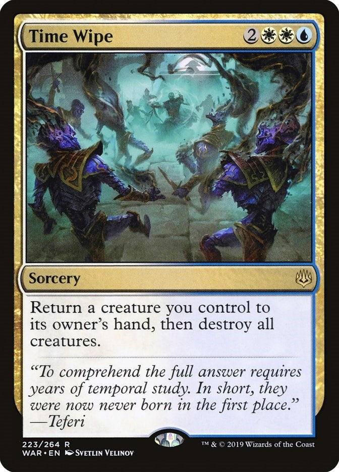 Image for Time Wipe (223) (War of the Spark) - Magic: The Gathering