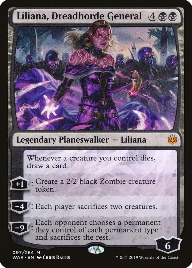 Image for Liliana, Dreadhorde General (97) (War of the Spark) - Magic: The Gathering