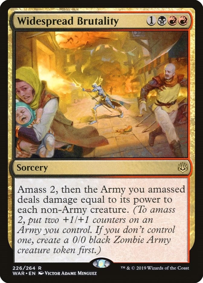 Image for Widespread Brutality (226) (War of the Spark) - Magic: The Gathering