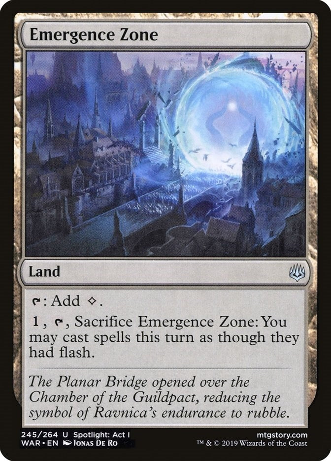 Image for Emergence Zone (245) (War of the Spark) - Magic: The Gathering