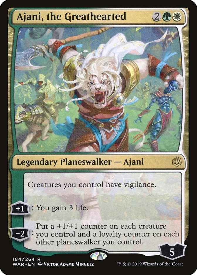 Ajani, the Greathearted (184) (War of the Spark)