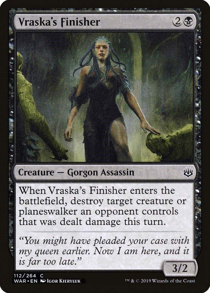Image for Vraska's Finisher (112) (War of the Spark) - Magic: The Gathering