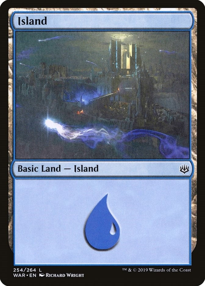 Image for Island (254) (254) (War of the Spark) - Magic: The Gathering