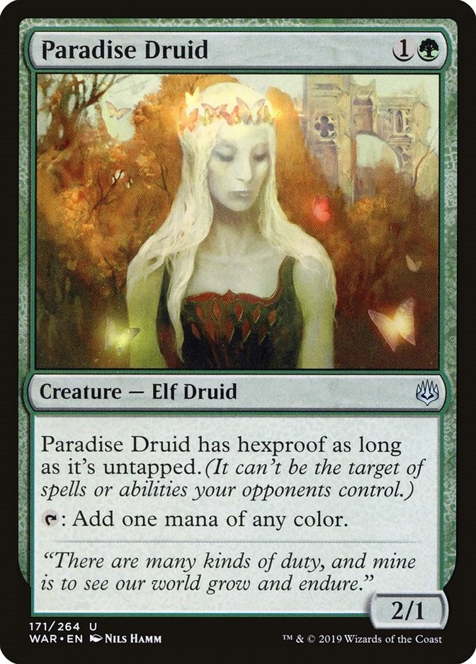 Image for Paradise Druid (171) (War of the Spark) - Magic: The Gathering