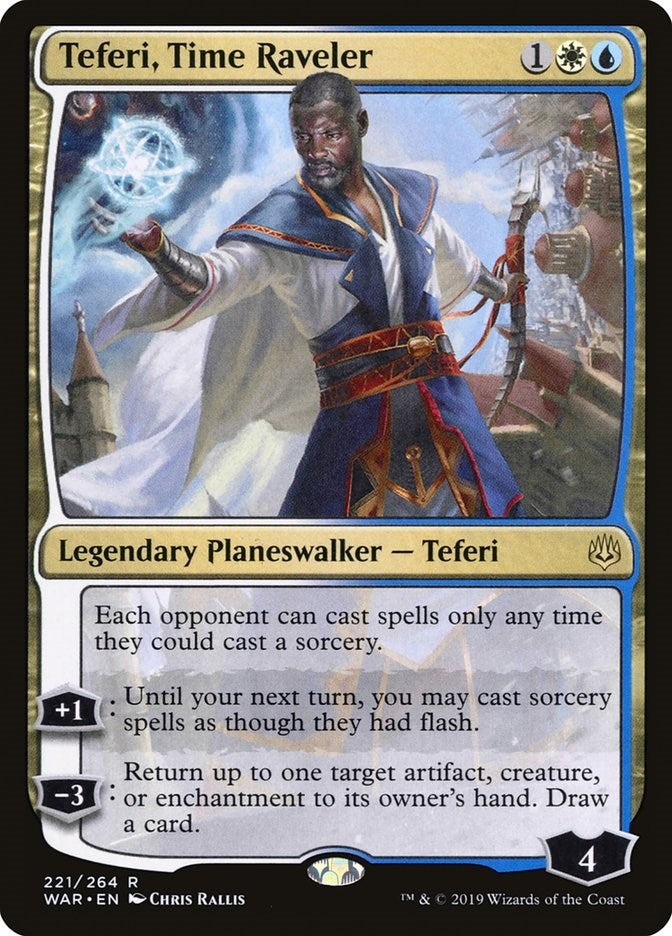 Teferi, Time Raveler (221) (War of the Spark)