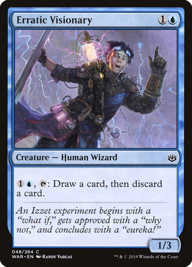 Erratic Visionary (48) (War of the Spark)