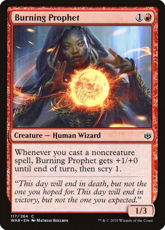 Image for Burning Prophet (117) (War of the Spark) - Magic: The Gathering