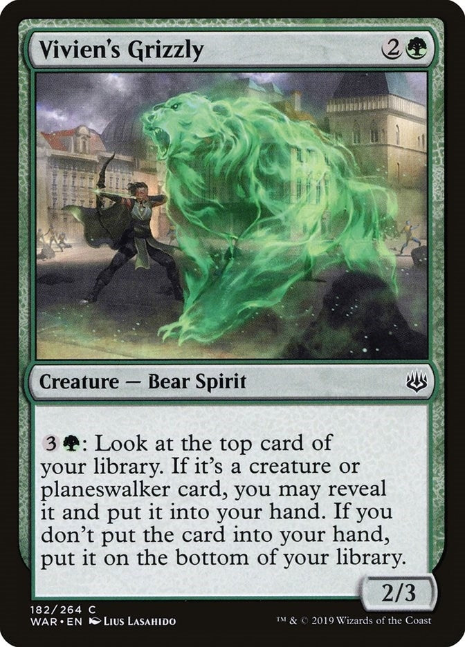 Image for Vivien's Grizzly (182) (War of the Spark) - Magic: The Gathering
