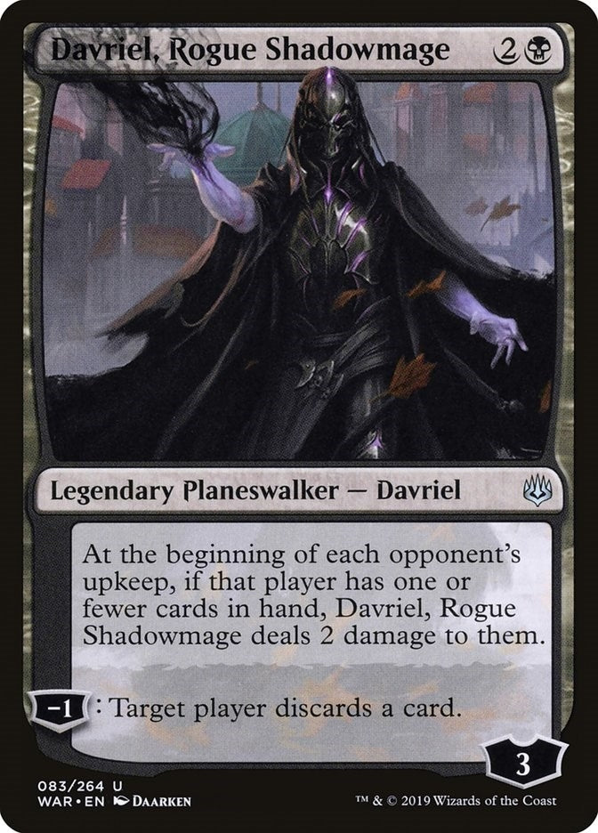 Davriel, Rogue Shadowmage (83) (War of the Spark)