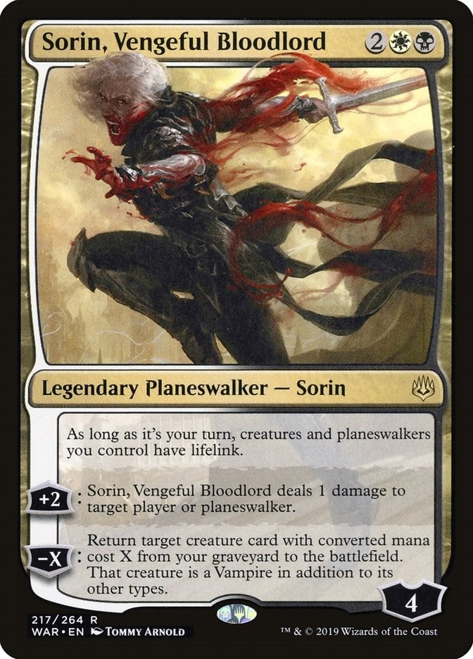 Sorin, Vengeful Bloodlord (217) (War of the Spark)