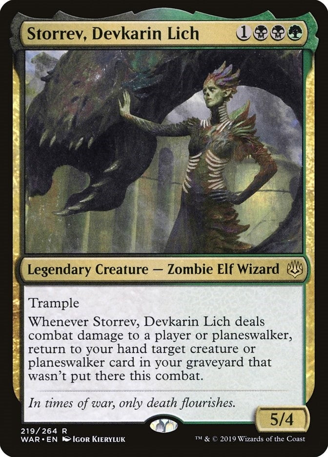 Image for Storrev, Devkarin Lich (219) (War of the Spark) - Magic: The Gathering