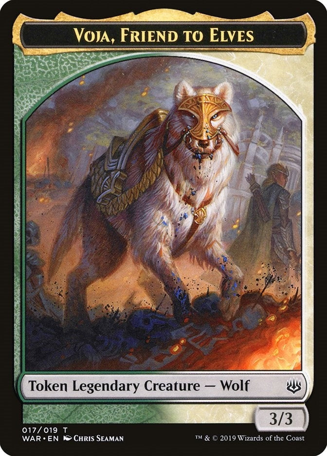 Image for Voja, Friend to Elves Token (17) (War of the Spark) - Magic: The Gathering