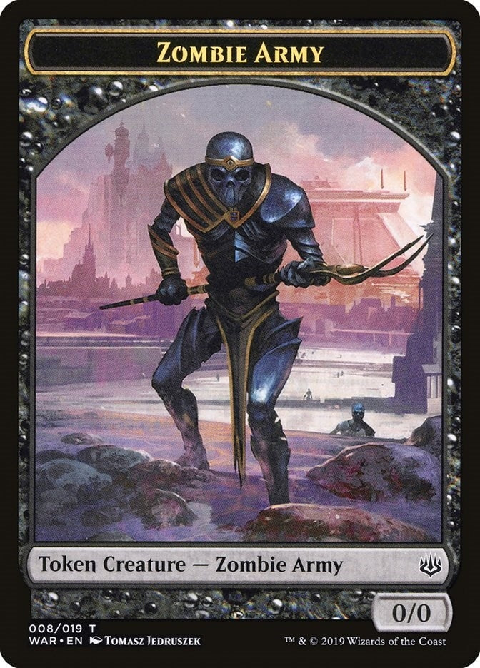 Image for Zombie Army Token (008) (8) (War of the Spark) - Magic: The Gathering