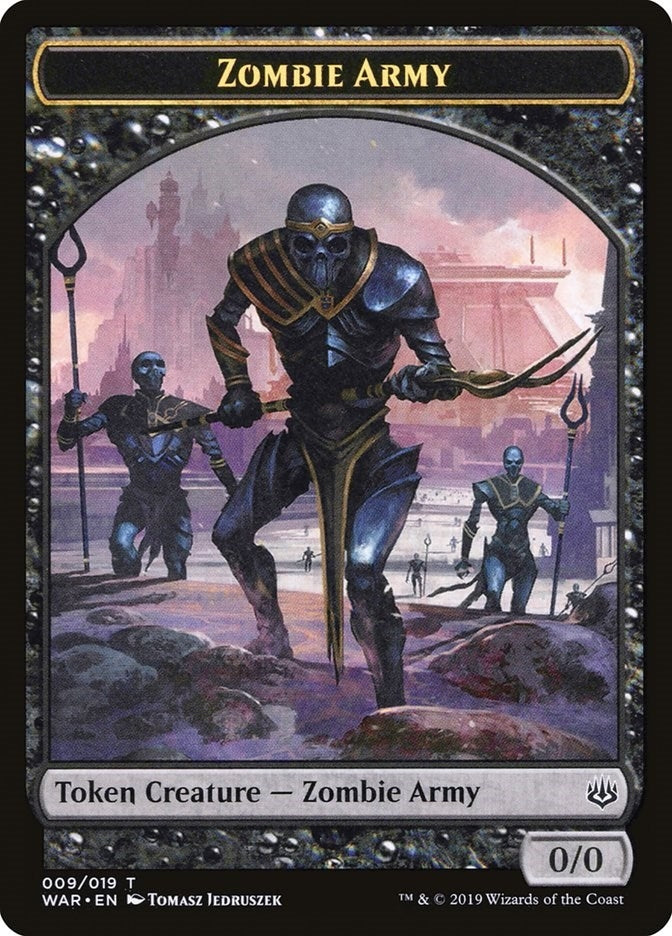 Image for Zombie Army Token (009) (9) (War of the Spark) - Magic: The Gathering