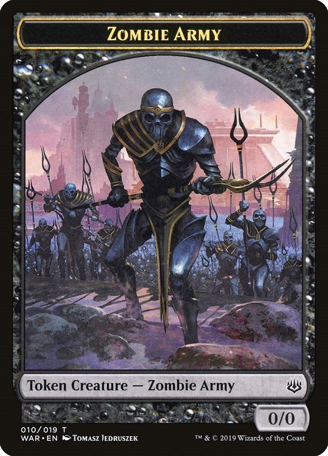 Image for Zombie Army Token (010) (10) (War of the Spark) - Magic: The Gathering