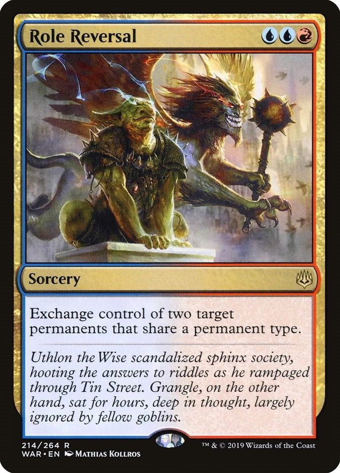 Image for Role Reversal (214) (War of the Spark) - Magic: The Gathering