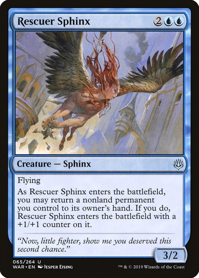 Rescuer Sphinx (65) (War of the Spark)