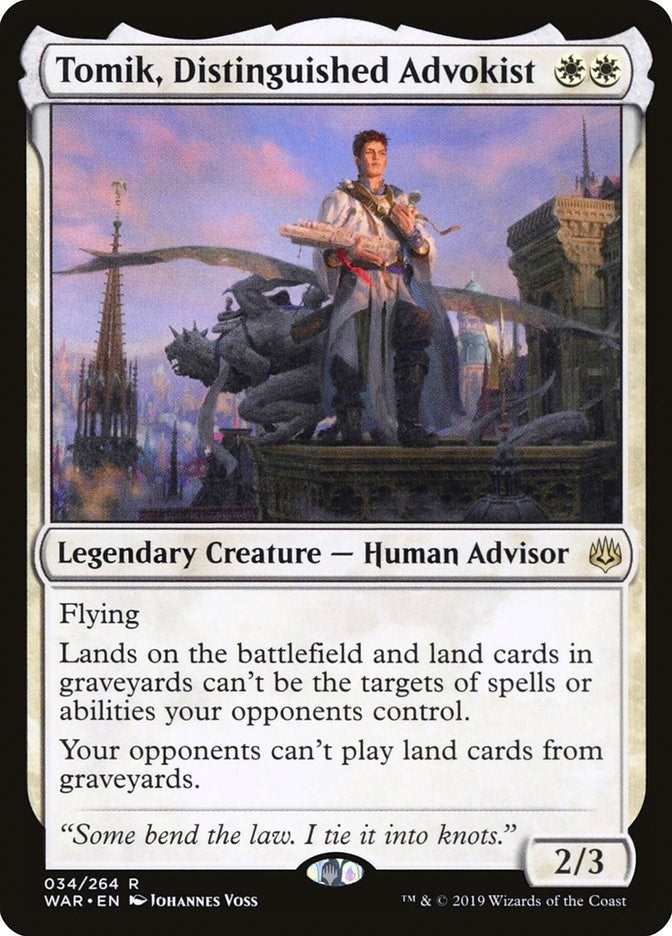 Image for Tomik, Distinguished Advokist (34) (War of the Spark) - Magic: The Gathering