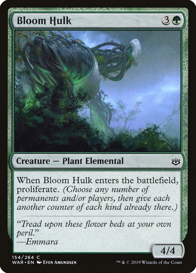 Image for Bloom Hulk (154) (War of the Spark) - Magic: The Gathering