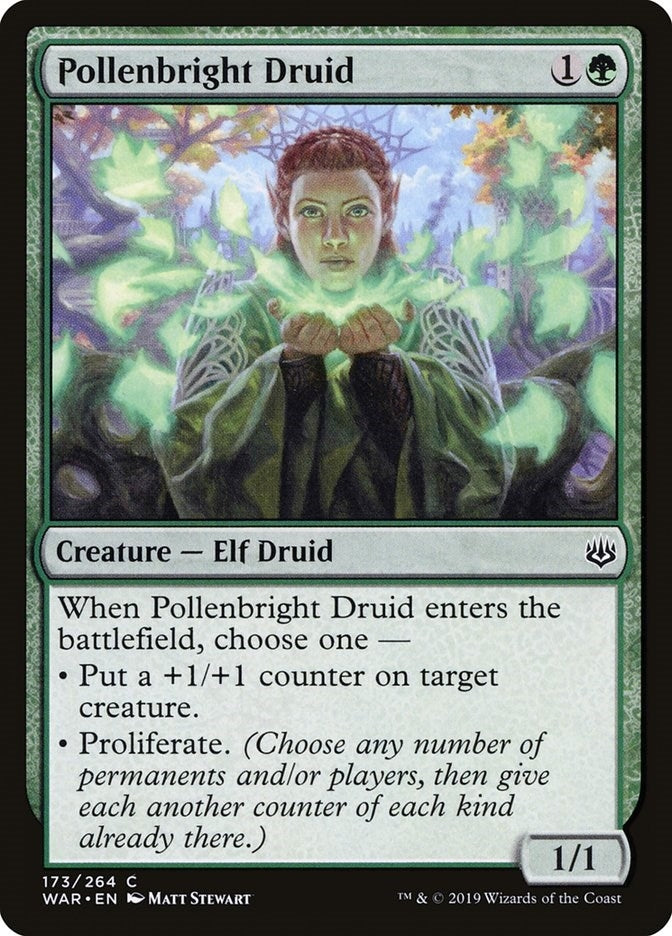 Pollenbright Druid (173) (War of the Spark)