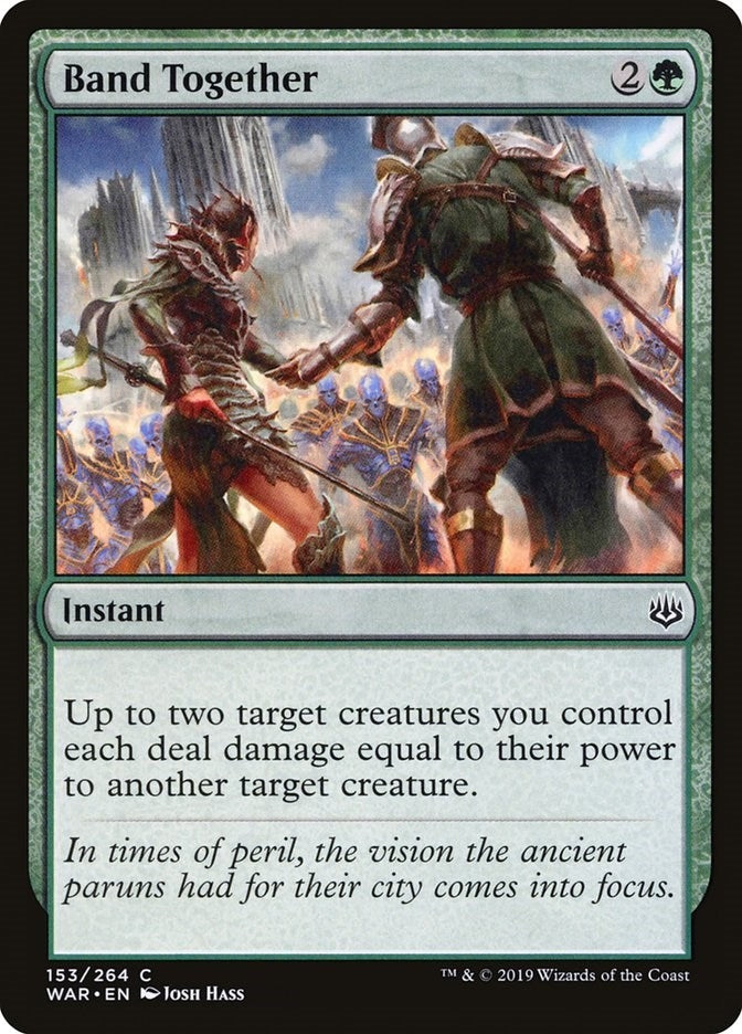 Image for Band Together (153) (War of the Spark) - Magic: The Gathering