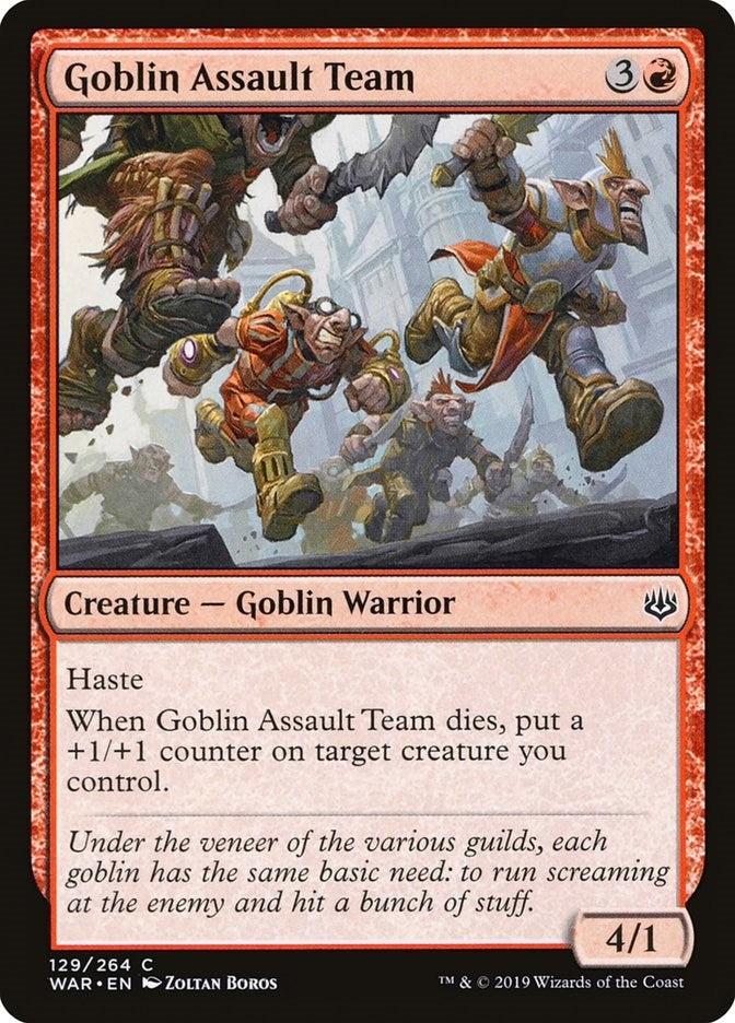 Goblin Assault Team (129) (War of the Spark)