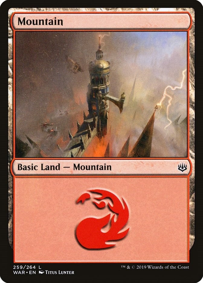 Image for Mountain (259) (259) (War of the Spark) - Magic: The Gathering