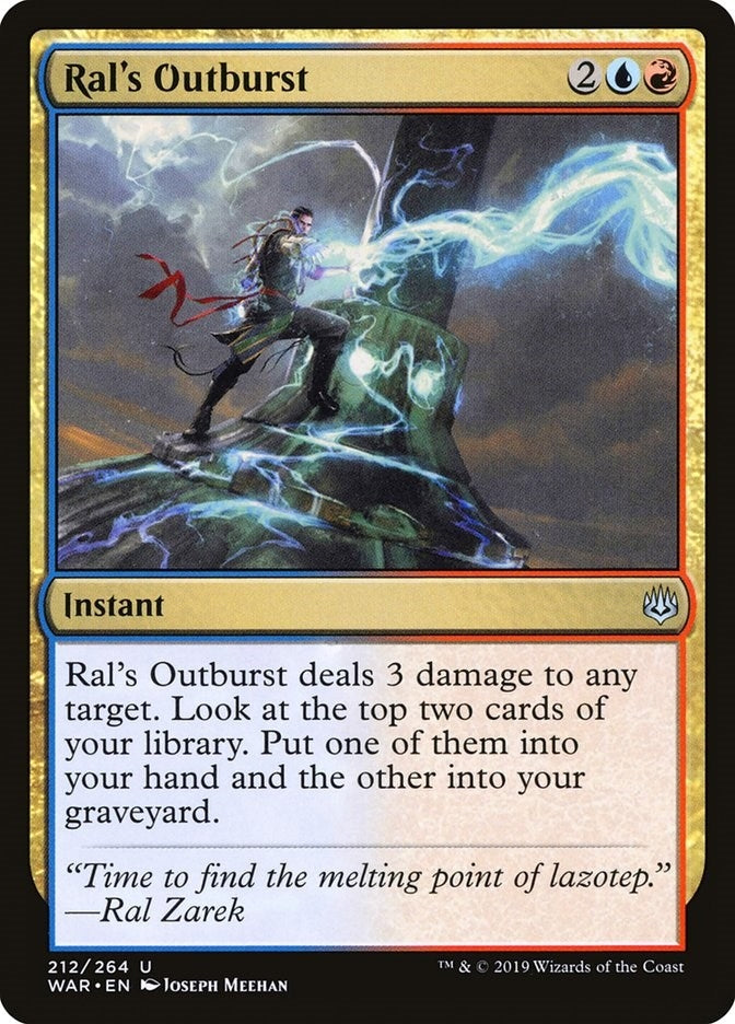 Ral's Outburst (212) (War of the Spark)