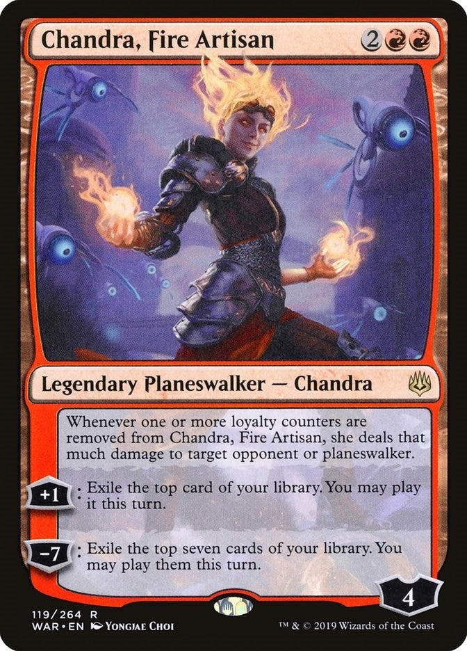 Chandra, Fire Artisan (119) (War of the Spark)