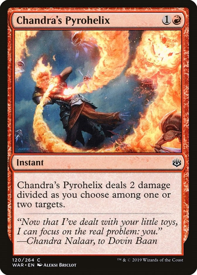 Chandra's Pyrohelix (120) (War of the Spark)