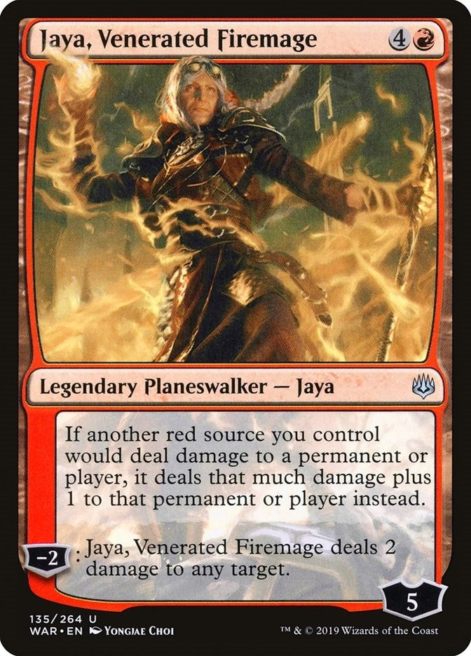Jaya, Venerated Firemage (135) (War of the Spark)