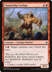 Chainwhip Cyclops (118) (War of the Spark)