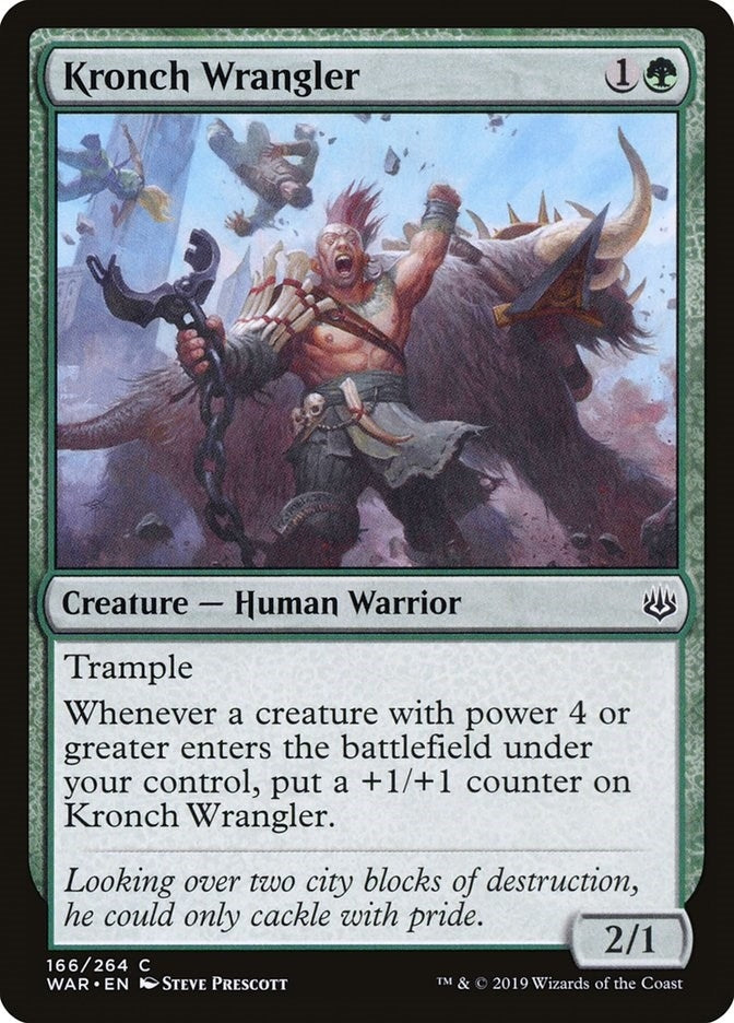 Image for Kronch Wrangler (166) (War of the Spark) - Magic: The Gathering