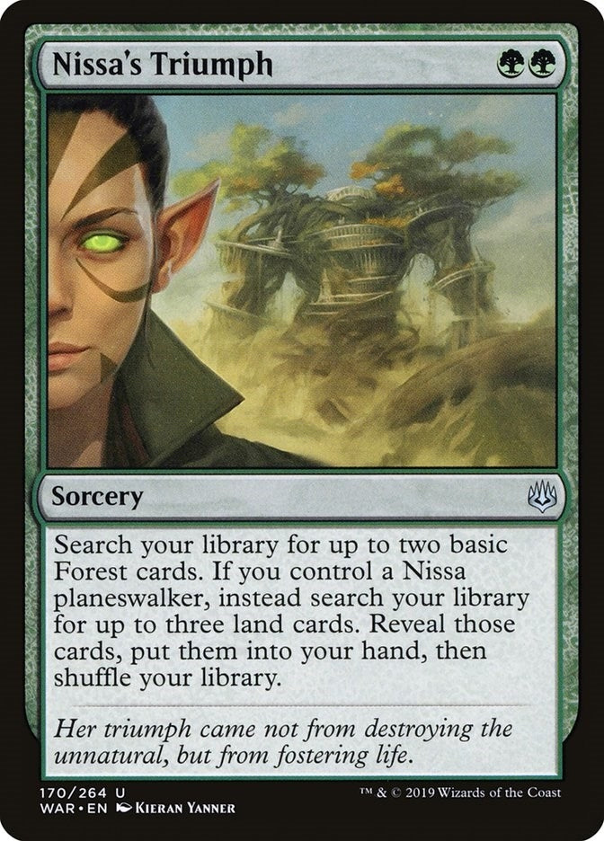 Image for Nissa's Triumph (170) (War of the Spark) - Magic: The Gathering