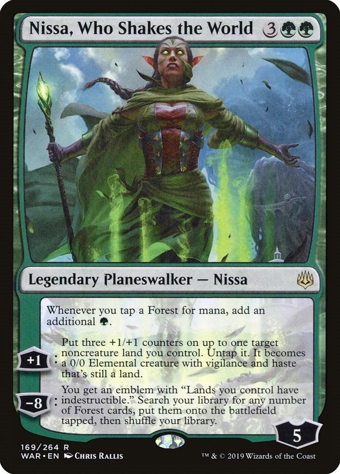 Image for Nissa, Who Shakes the World (169) (War of the Spark) - Magic: The Gathering