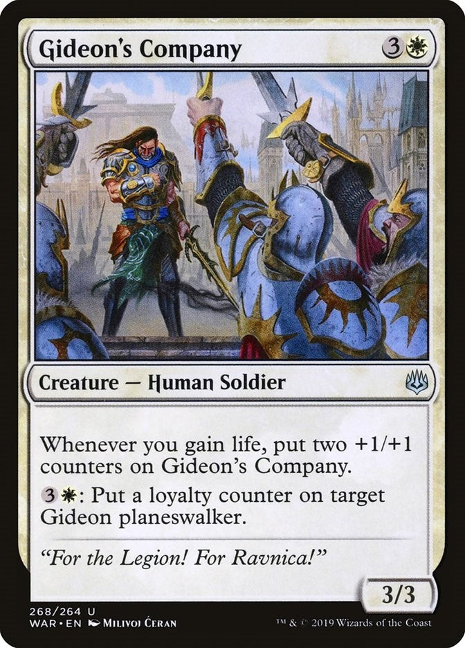 Image for Gideon's Company (268) (War of the Spark) - Magic: The Gathering