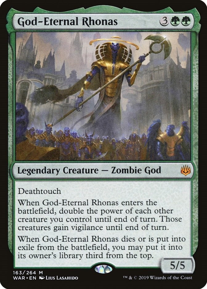 Image for God-Eternal Rhonas (163) (War of the Spark) - Magic: The Gathering