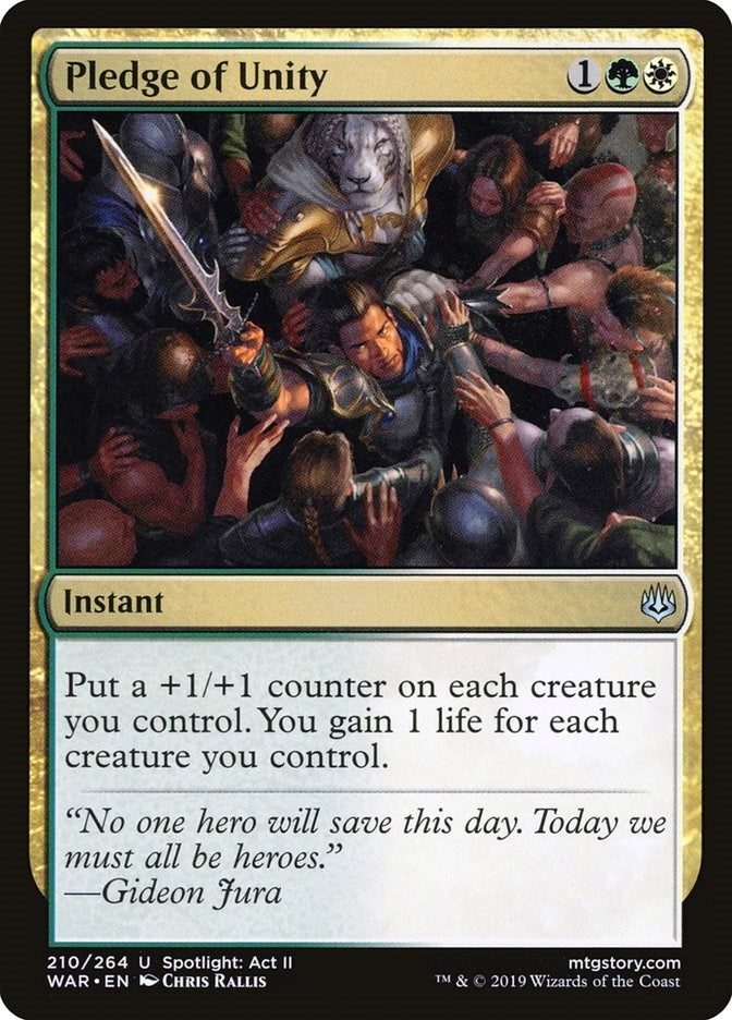 Pledge of Unity (210) (War of the Spark)